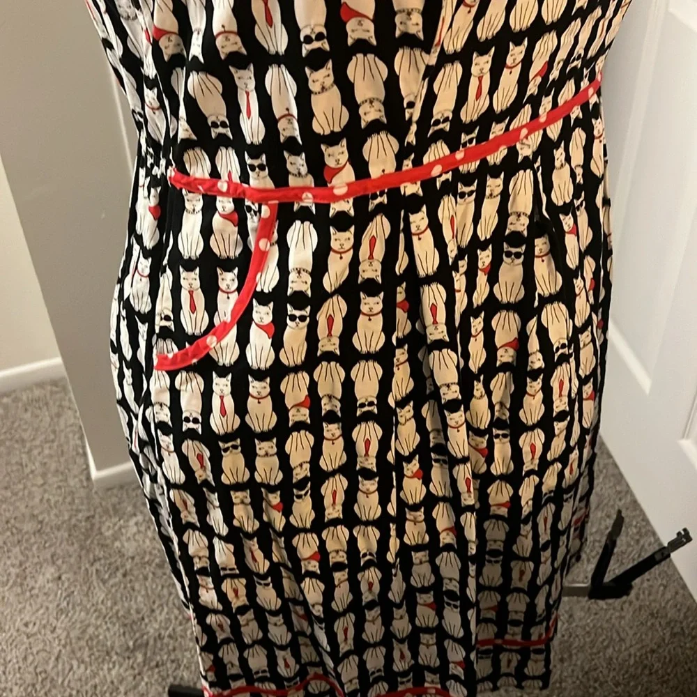 Charming Polka Dot Collar Retrolicious Dress from ModCloth - Picture 5 of 7